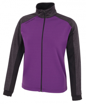 Galvin Green Insula Junior Långärm Rick Violet/Svart i gruppen Kläder & Accessoarer / Junior hos Dimbo Golf AB (2145027-97Z3r)