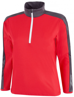 Galvin Green Interface-1 Halv Zip Trja Lngrm Junior Roma Rd/Gr i gruppen Klder & Accessoarer / Junior hos Dimbo Golf AB (2145030-27Z3r)