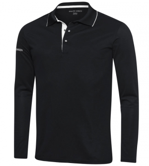 Galvin Green Piké Herr Marc Långärm Svart i gruppen Kläder & Accessoarer / Herr / Långärmat hos Dimbo Golf AB (2150065-71B4r)