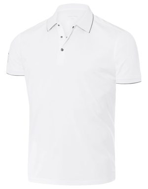 Galvin Green Piké Herr Marty Vit i gruppen Kläder & Accessoarer / Herr / Kortärmat hos Dimbo Golf AB (2150066-17B4r)