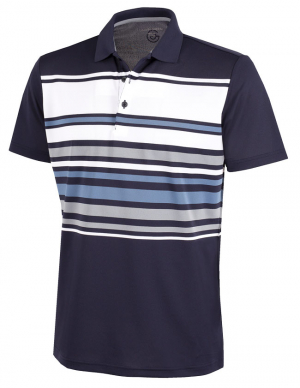 Galvin Green Piké Herr Miguel Marinblå/Vit/Niagara Blå i gruppen Kläder & Accessoarer / Herr / Kortärmat hos Dimbo Golf AB (2150075-33B4r)