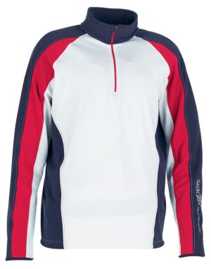 Galvin Green Insula Herr Långärm Dex Vit/Blå/Röd i gruppen Kläder & Accessoarer / Herr / Långärmat hos Dimbo Golf AB (2154036-13B4r)