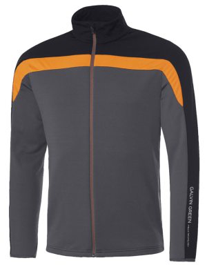 Galvin Green Insula Herr Långärm Davis Iron grey/Svart/Orange i gruppen Kläder & Accessoarer / Herr / Långärmat hos Dimbo Golf AB (2154049-75B4r)