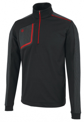 Galvin Green Insula Herr Långärm Dwight Svart/Röd i gruppen Kläder & Accessoarer / Herr / Långärmat hos Dimbo Golf AB (2154066-72B4r)