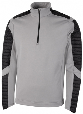 Galvin Green Insula Herr Half Zip Långärm Duke Sharkskin/Svart i gruppen Kläder & Accessoarer / Herr / Långärmat hos Dimbo Golf AB (2154069-07B4r)