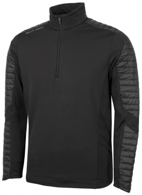 Galvin Green Insula Herr Half Zip Långärm Duke Svart i gruppen Kläder & Accessoarer / Herrkläder / LÅNGÄRMAT hos Dimbo Golf AB (2154069-77B4r)