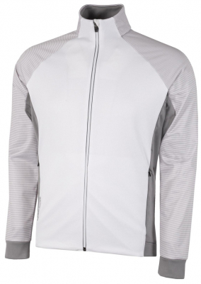 Galvin Green Insula Herr Långärm Full Zip Dominic Vit/Sharkskin i gruppen Kläder & Accessoarer / Herr / Långärmat hos Dimbo Golf AB (2154072-07B4r)