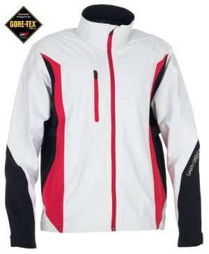 Galvin Green Regnjacka Gore-Tex Herr Paclite Aron Vit/röd/Svart i gruppen Kläder & Accessoarer / Herrkläder / REGNJACKOR / Galvin Green Regnjacka hos Dimbo Golf AB (2156077-12B4r)