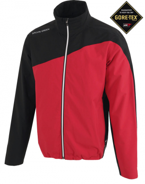 Galvin Green Gore-Tex Herr Full Zip Jacka Aaron Röd/Svart/Vit i gruppen Kläder & Accessoarer / Herr / Regnjackor hos Dimbo Golf AB (2156122-27B4r)