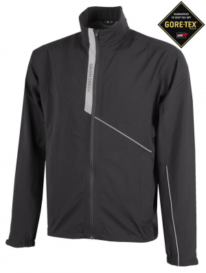 Galvin Green Gore-Tex Herr Paclite Stretch Jacka Apollo Svart/Sharkskin i gruppen Kläder & Accessoarer / Herr / Regnjackor hos Dimbo Golf AB (2156126-77B4r)