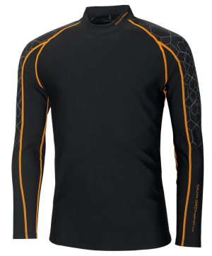 Galvin Green Skintight Herr Thermal Långärm Ebbot Svart/Orange i gruppen Kläder & Accessoarer / Herr / Vinter hos Dimbo Golf AB (2160021-75B4r)