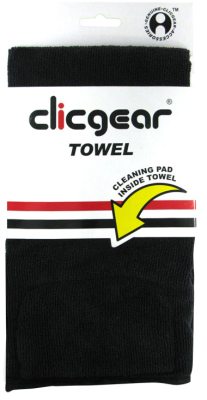 Clicgear Handduk Svart i gruppen Golfvagnar & Tillbehr / Tillbehr Golfvagnar / Rovic Tillbehr hos Dimbo Golf AB (2443001-99)