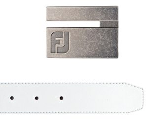 FootJoy Bälte Smooth Vit med Antikt Nickel spänne i gruppen Kläder & Accessoarer / Herr / Övrigt hos Dimbo Golf AB (2510001-1037014)