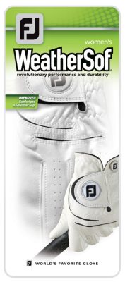 FootJoy Golfhandske Dam RH WeatherSof Vit i gruppen Golfhandskar / Allvderhandskar / Dam hger hos Dimbo Golf AB (2544002-2219r)