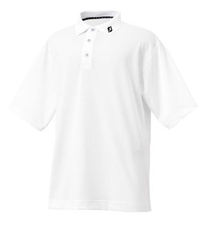 FootJoy Piké Stretch Solid 91823 Vit i gruppen Kläder & Accessoarer / Herr / Kortärmat hos Dimbo Golf AB (2550001-0144r)
