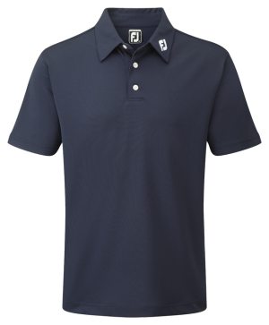 FootJoy Piké Stretch Solid 91824 Marinblå i gruppen Kläder & Accessoarer / Herrkläder / KORTÄRMAT hos Dimbo Golf AB (2550001-804r)
