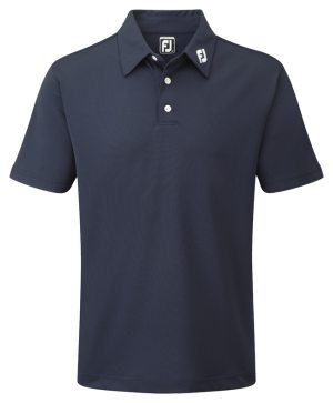 FootJoy Pik Stretch Solid 91824 Marinbl i gruppen Klder & Accessoarer / Herrklder / KORTRMAT hos Dimbo Golf AB (2550001-804r)