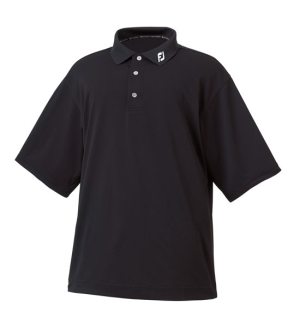 FootJoy Pik Stretch Solid 91822 Svart i gruppen Klder & Accessoarer / Herrklder / KORTRMAT hos Dimbo Golf AB (2550001-994r)