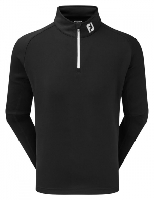 FootJoy Pullover Chill Out 90146 Svart i gruppen Klder & Accessoarer / Herrklder / LNGRMAT hos Dimbo Golf AB (2554009-1464r)