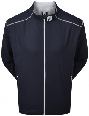 FootJoy Vindtrja Full Zip 84496 Marinbl/Vit i gruppen Klder & Accessoarer / Herrklder / VINDPLAGG hos Dimbo Golf AB (2562002-844964r)