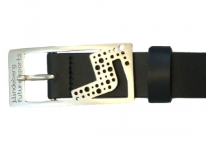 J.Lindeberg Bälte Driller Pro Leather Svart i gruppen Kläder & Accessoarer / Herr / Övrigt hos Dimbo Golf AB (280589r)