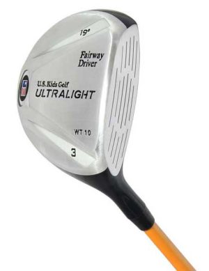 U.S.Kids Fairwaywood WT-10 Höger 152-167 cm Gul i gruppen Golfklubbor / Junior / Höger (Vanligast) hos Dimbo Golf AB (2873006-153)