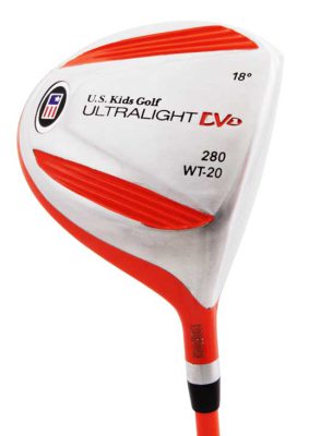 U.S.Kids Driver Höger 122-137 cm Orange i gruppen Golfklubbor / Junior / Höger (Vanligast) hos Dimbo Golf AB (2873008-13)