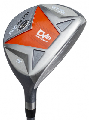 U.S.Kids Fairwaywood WT-20s Höger 122-137 cm Orange i gruppen Golfklubbor / Junior / Höger (Vanligast) hos Dimbo Golf AB (2873025-19733)