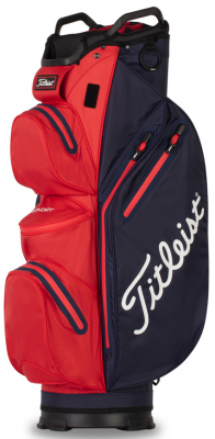 Titleist Vagnbag 14 StaDry Marinbl/Rd i gruppen Golfbagar / Vagnbagar Vattentta hos Dimbo Golf AB (3212023-46)