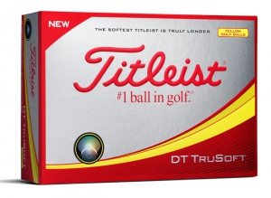 Titleist Golfboll DT TrueSoft Gul (1st dussin) i gruppen Golfbollar hos Dimbo Golf AB (3215012-30)