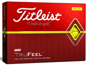Titleist TruFeel Gul Golfboll (1st dussin) i gruppen Golfbollar hos Dimbo Golf AB (3215014-418407)