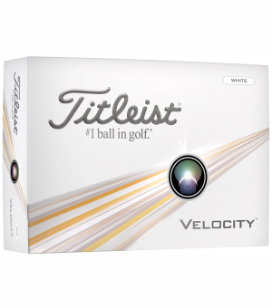 Titleist Velocity 2024 Vit Golfboll (1st dussin) i gruppen Golfbollar hos Dimbo Golf AB (3215017-415829)