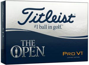 Titleist Pro V1  Vit The open Golfboll (1st dussin) i gruppen Golfbollar hos Dimbo Golf AB (3216026-901)