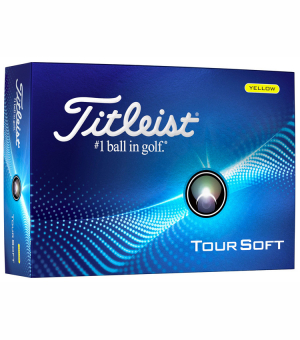 Titleist Tour Soft 2024 Gul Golfboll (1st dussin) i gruppen Golfbollar hos Dimbo Golf AB (3216041-415348)