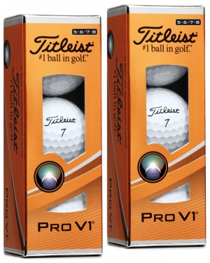 Titleist Golfboll Pro V1 (1st 6-pack) i gruppen Golfbollar hos Dimbo Golf AB (3218009-610)