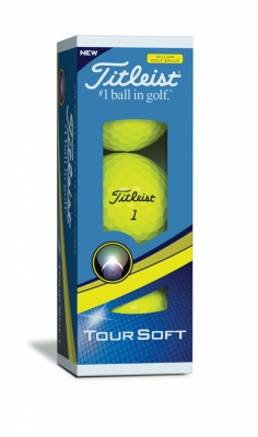 Titleist Golfboll Tour Soft Gul (1st 3-pack) i gruppen Golfbollar hos Dimbo Golf AB (3218018-30)