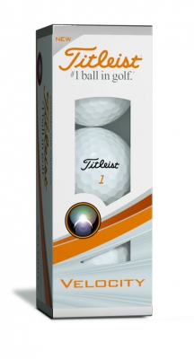 Titleist Golfboll Velocity Vit (1st 3-pack) i gruppen Golfbollar hos Dimbo Golf AB (3218019-10)