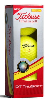 Titleist Golfboll TrueSoft Gul (1st 3-pack) i gruppen Golfbollar hos Dimbo Golf AB (3218020-30)