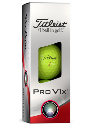 Titleist Golfboll Pro V1 X Gul (1st 3-pack) 23 i gruppen Golfbollar hos Dimbo Golf AB (3218042-30)
