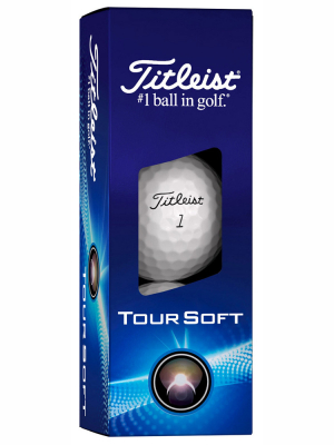 Titleist Golfboll Tour Soft 2024 Vit (1st 3-pack) i gruppen Golfbollar hos Dimbo Golf AB (3218044-10)