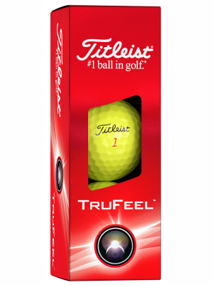 Titleist Golfboll TruFeel 2024 Gul (1st 3-pack) i gruppen Golfbollar hos Dimbo Golf AB (3218046-30)