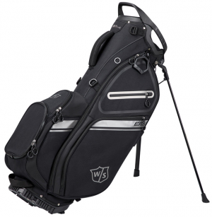 Wilson Staff Bärbag Exo 2 Svart/Svart/Silver i gruppen Golfbagar / Bärbagar hos Dimbo Golf AB (3411045-999991)