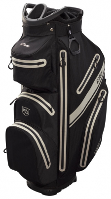 Wilson Staff Vagnbag Exo Dry Svart/Svart/Silver i gruppen Golfbagar / Vagnbagar Vattentta hos Dimbo Golf AB (3412047-4003803)