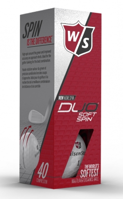 Wilson Staff Golfbollar Dx3 Soft Spin Vit (1st 3-pack) i gruppen Golfbollar hos Dimbo Golf AB (3418012-10)
