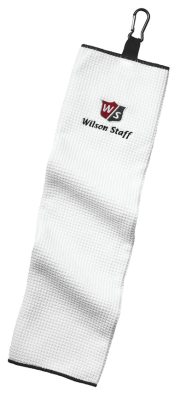 Wilson Staff Handduk TriFold Vit i gruppen Golftillbehr / Golfhanddukar hos Dimbo Golf AB (3443008-10)