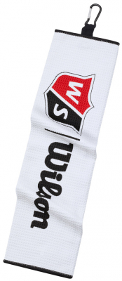 Wilson Staff Handduk TriFold Vit i gruppen Golftillbehr / Golfhanddukar hos Dimbo Golf AB (3443010-10)