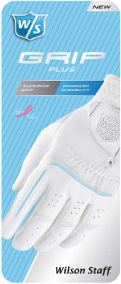 Wilson Staff Golfhandske Dam LH (Vanligast) Grip Plus Vit i gruppen Golfhandskar / Allväder / Dam vänster (Vanligast) hos Dimbo Golf AB (3444006-211r)