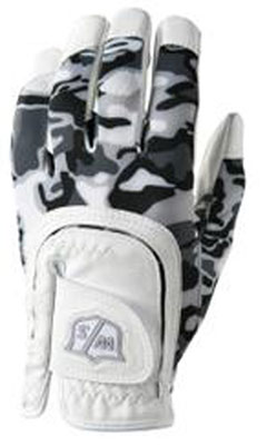 Wilson Staff Golfhandske Junior Fit All Camo Vit/Svart/Grå i gruppen Golfhandskar / Allväder / Junior vänster (Vanligast) hos Dimbo Golf AB (3444012-313913)