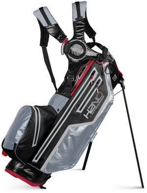 Sun Mountain Brbag H2NO Lite 14-way Svart/Nickel/Rd i gruppen Golfbagar / Brbagar Vattentta / Sun Mountain Vattentt Brbag hos Dimbo Golf AB (3511042-BNR)