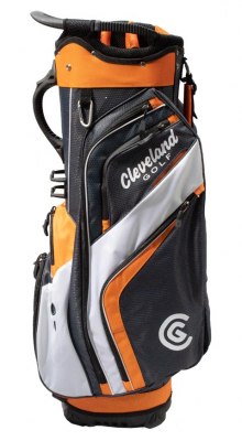 Cleveland Vagnbag Chrome/Orange/Vit i gruppen Golfbagar / Vagnbagar hos Dimbo Golf AB (3712021-936010)